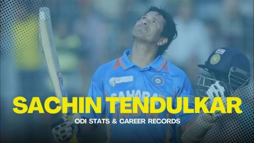 Sachin Tendulkar Stats